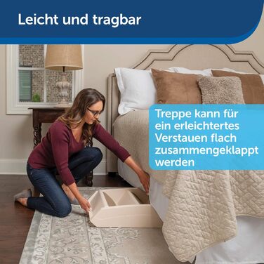 Складані сходи для домашніх тварин PetSafe CozyUp, нековзкі, до 68 кг, 51 см, розмір L