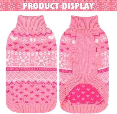 Пуловер для собак SCENEREAL: теплий, стильний, з коміром-гетром. Ідеальний для зими, свят та відпочинку. Підходить для собак різних розмірів (S, M, L).