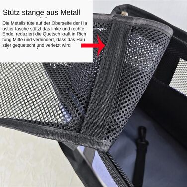 Сумка-переноска для собак та котів Ruwshuuk, багатофункціональна, з кишенями, дихаюча, для прогулянок, подорожей, кемпінгу, відпочинку, активного відпочинку (фіолетова)