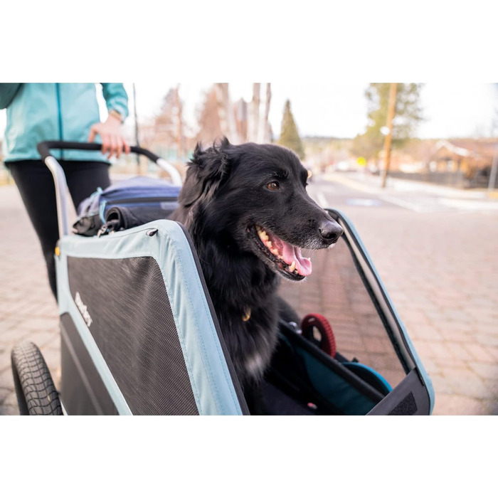 Причіп для тварин Burley Bark Ranger, чорний/синій, універсальний розмір