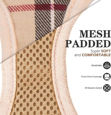 Шлейка та поводок для собак Expawlorer – класичний вибір для середніх собак, не тягнуть, регульовані, надійні для прогулянок, хакі (розмір M, обхват шиї 30-40 см, обхват грудей 40.6-45.7 см)