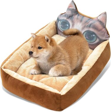 Килимок для собак Petcute: теплий, м'який, миючий, L (70 см), коричневий