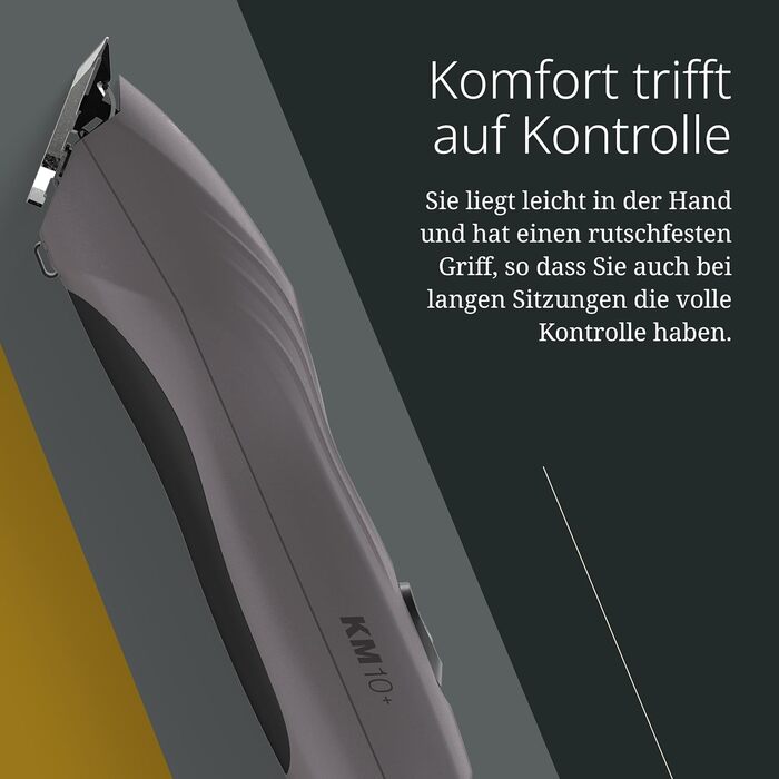 Машинка для стрижки тварин Wahl KM10+ Animal Clipper - Професійна, легка, тиха, для котів, собак, домашніх тварин, фіолетова