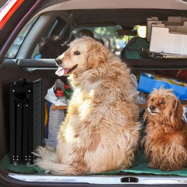Рампа для собак у автомобіль Aufun, 157x44 см, складна, з антиковзким покриттям, для великих та середніх собак до 110 кг
