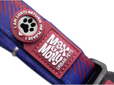 Нашийник для собак Ax Olly з ідентифікатором Gotcha! Sart ID, м'який та світловідбиваючий, з логотипом FC Barcelona (L)