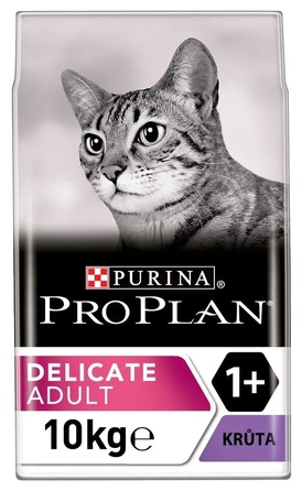 Корм для дорослих котів PRO PLAN Adult Delicate Digestion з індичкою, 10 кг
