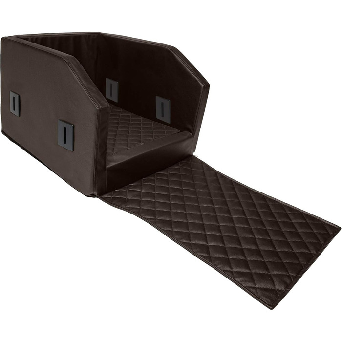 CopcoPet Автомобільний лежак для собак, переноска, захисна накидка (55 x 70 x 38 см, Коричневий)