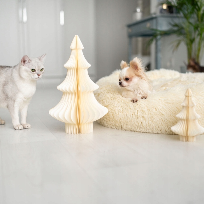 М'яке лежак-ліжечко для собак Legowiska, бежевий, 50 x 50 см