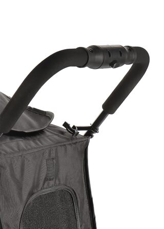 Візок для собак Сенна сірий (чорний)