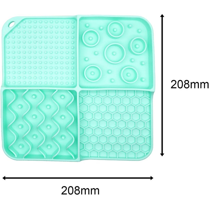 Лежак-заспокійник для собак та котів Kowaku з силіконовим покриттям та присосками, зелений