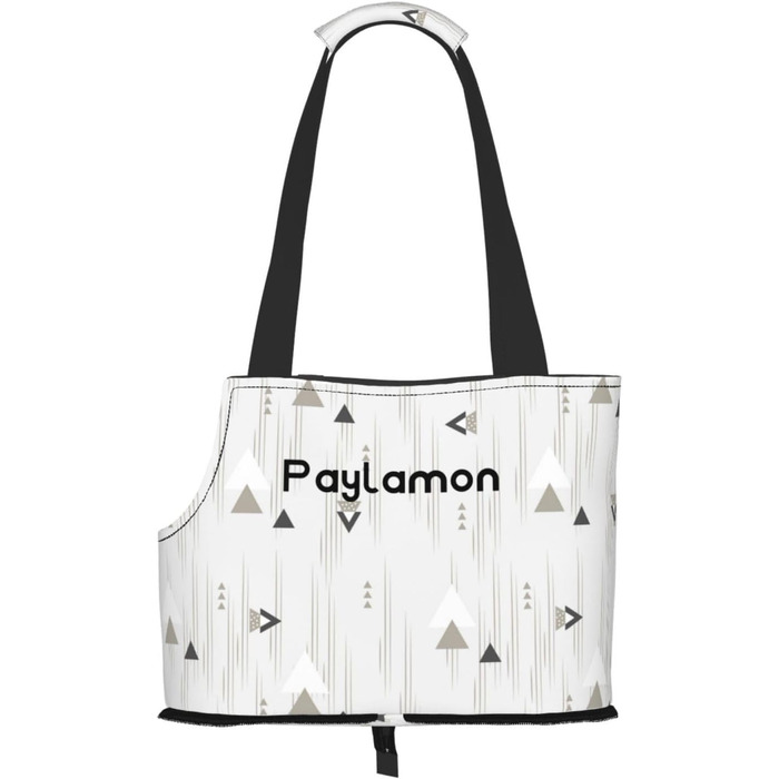 Траплянка сумка-переноска для котів та собак, складна, для подорожей, літаків, автобусів, метро (геометричний принт)