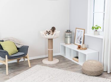 Когтеточка для котів Boho, бежевий, 83 см