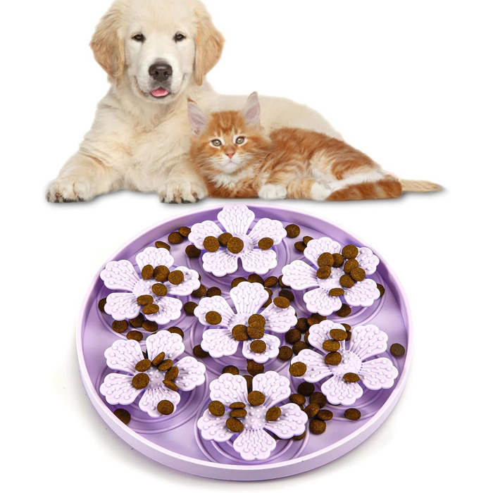 Килимок для собак-нюхачів, килимок для маленьких собак. Килимок для тренування нюху та пошуку їжі. Зменшує стрес у собак та котів, які їдять повільно.