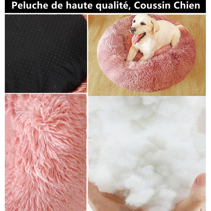 Ортопедичне ліжко для собак, велике, кругле, Anti-Stress, 100 см