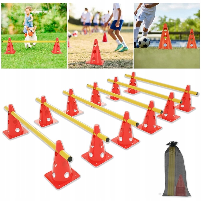 Тренувальний набір для собак Activity Agility: смуга перешкод (12 стійок)