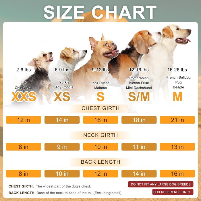 Пуловер для маленьких собак BEAUTYZOO, рогатий пуловер, теплий зимовий одяг, для холодної погоди, одяг для маленьких та середніх собак, цуценят, дівчаток та хлопчиків, хакі, розмір M (спинка: 41 см, груди: 53 см, шия: 33 см)