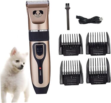 Машинка для стрижки шерсті собак Tierhaarschneidemaschine з керамічним лезом, тиха та потужна, для м'якої стрижки без пошкоджень шкіри