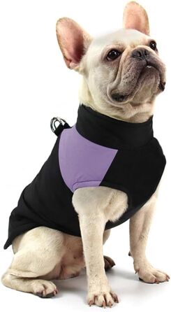 Водонепроникна куртка для собак FeiaX: тепла зимова жилетка для малих, середніх та великих собак. Тепла жилетка для собак у холодну погоду (Lila, L)