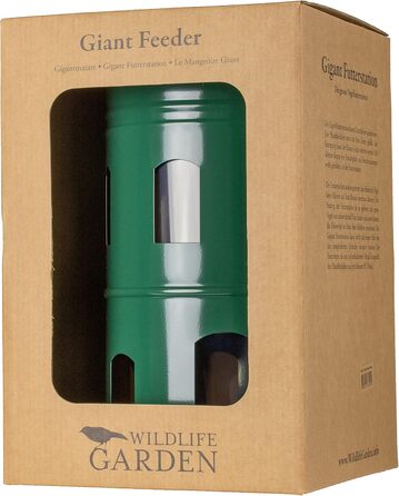 Годівниця для птахів Wildlife Garden WG327, зелена, металева, велика