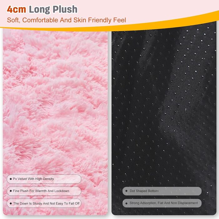 PETCUTE М'яке ліжко для собак, великих та середніх порід, 60х60 см, рожеве