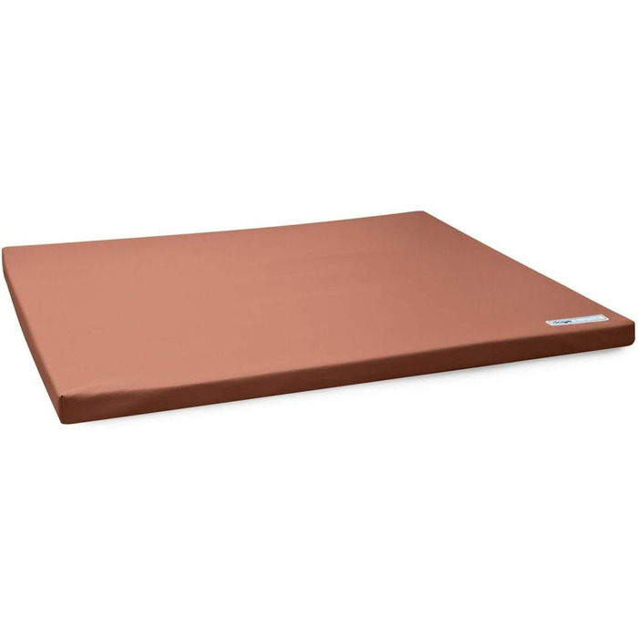 Лежанка для собак Easy з екошкіри, розмір M, 100 x 80 см, колір коньяк. Підходить для багажника, коврик для собак, подушка для собак