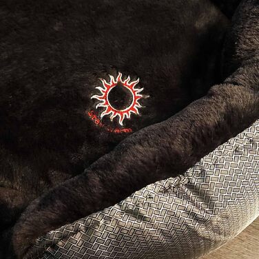 Ортопедичне ліжко для собак Santorini – ізольоване двостороннє ліжко з м'якою піною для зняття тиску, підходить для літа та зими (XL, Сірий)