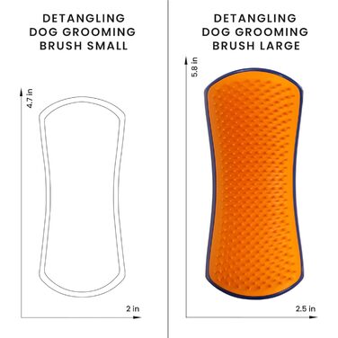 Тізер для грумінгу собак Tangle Teezer Pet Teezer - синій/помаранчевий (1 шт)