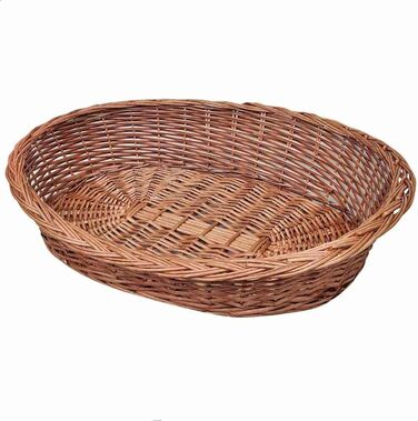 Корзина для тварин Festnight Weide: ліжко для собак та котів, 90x64x20 см, натуральний колір