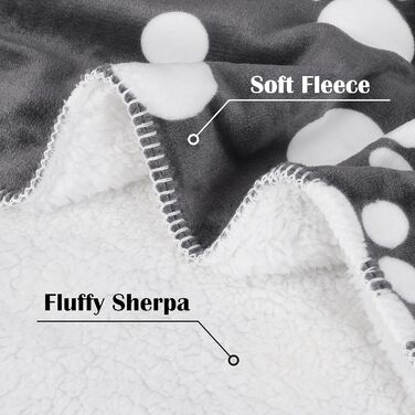 Водонепроникний плед для собак Kritter Planet, м'який та пухнастий, 75x130 см, темно-сірий, захист для авто, дивана, крісла, легко миється