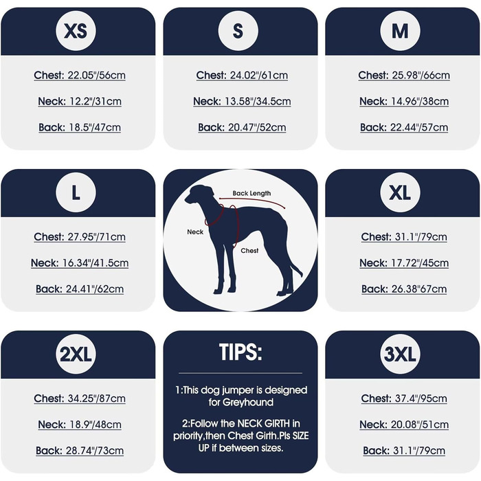Пуловер IECOii для собак з навушниками, теплий зимовий костюм для грейхаундів, курчаків, віппетів, блакитний, розмір M
