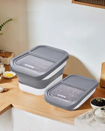 Контейнер для корму для собак Zawaer, 5 кг, з кришкою та ложкою для годування