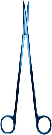 Ножиці титанові, 30 см, вигнуті, нержавіючі - ідеальні для обрізки коралів