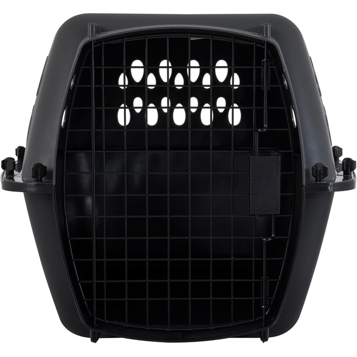 Кінець переноска для тварин Aspenpet Pet Porter 21085, традиційна переноска, для тварин вагою 7-9 кг, сірого кольору, розмір 61 x 42 x 37 см