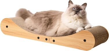 Кігтеточка для котів Nekosan, 70 см, велика, з картону, лежанка-кігтеточка