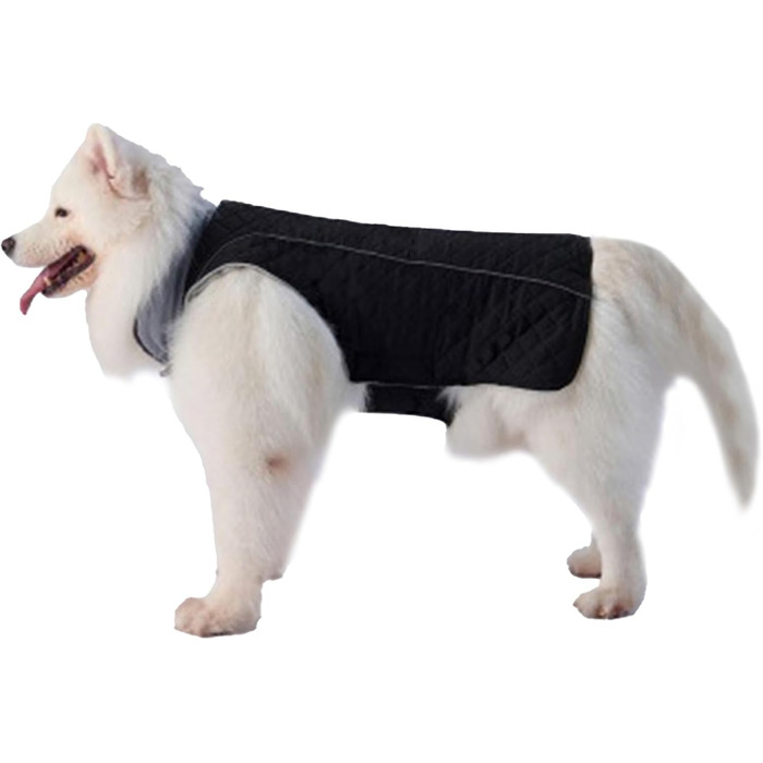 Зимовий теплий одяг для собак: куртка з коміром-стійкою, тепла ізольована верхня частина з м'яким флісом, костюм для цуценят з вітронепроникним дизайном, одяг для собак маленьких та середніх розмірів для прогулянок у холодну погоду