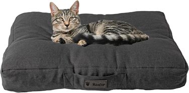 Ортопедична подушка для собак та котів, з Memory Foam, маленька, антрацитова, водонепроникна, для суглобів