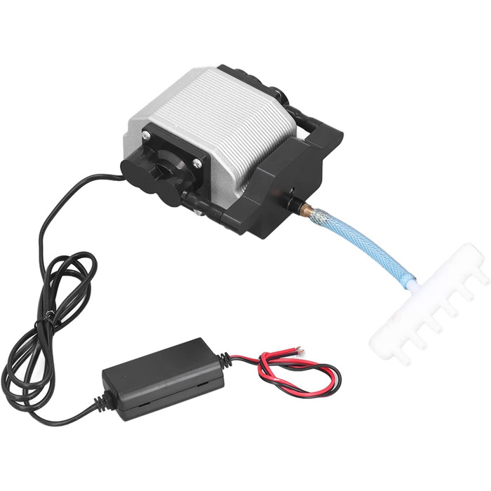 Портативний повітряний насос для акваріума, тиха енергоефективна 12V аераційна помпа для риб, міні-акваріумний компресор, аксесуари для акваріума