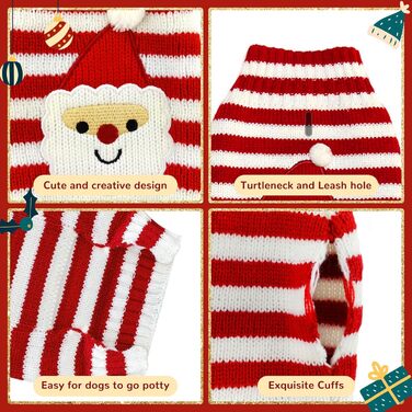Пуловер для собак у стилі вінтаж, теплий пуловер для такс та інших порід, ідеальний для святкування Різдва, Хелловіну та Нового року. Нарядний пуловер середнього розміру (M), червоно-білий сніговик