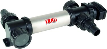 UV-C стерилізатор для басейнів і ставків T.I.P., нержавіюча сталь, 36 Вт, для води до 36 000 л, з LED-контролем, зниження бактерій та водоростей