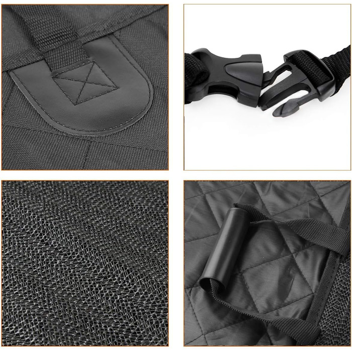 Захисний килимок на сидіння автомобіля для собак - водовідштовхувальний, універсальний, для заднього сидіння, міцний матеріал, 02