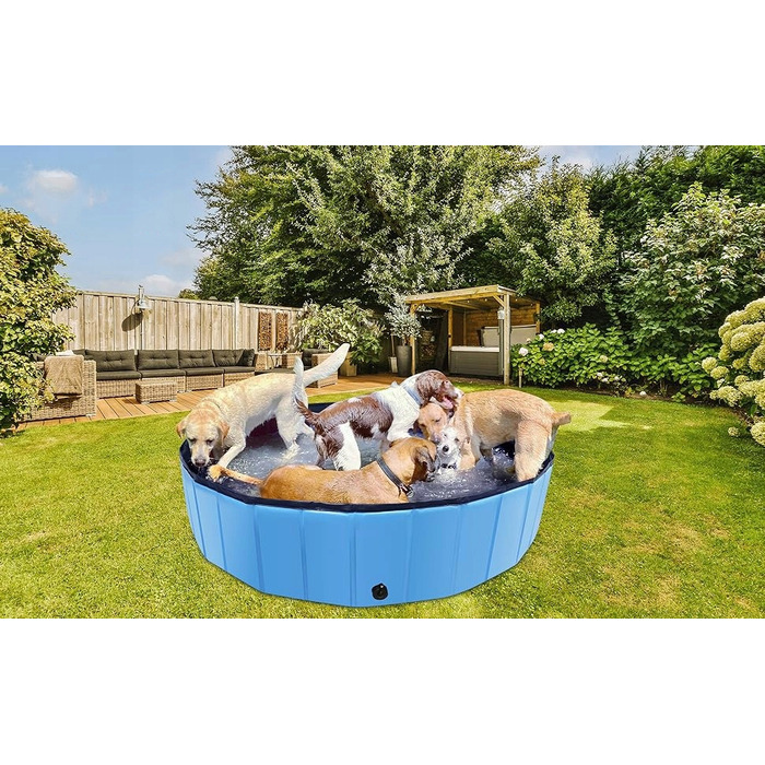 Складальний садовий басейн для собак, тварин та дітей 100*30 см