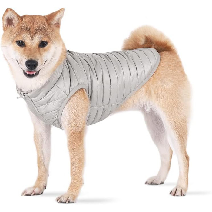 Зимовий теплий водонепроникний одяг для собак з кільцем D, суперлегкий, для малих порід (XS-XL)