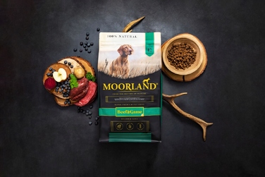 Сухий корм Moorland беззерновий для активних собак, мікс смаків, 12 кг
