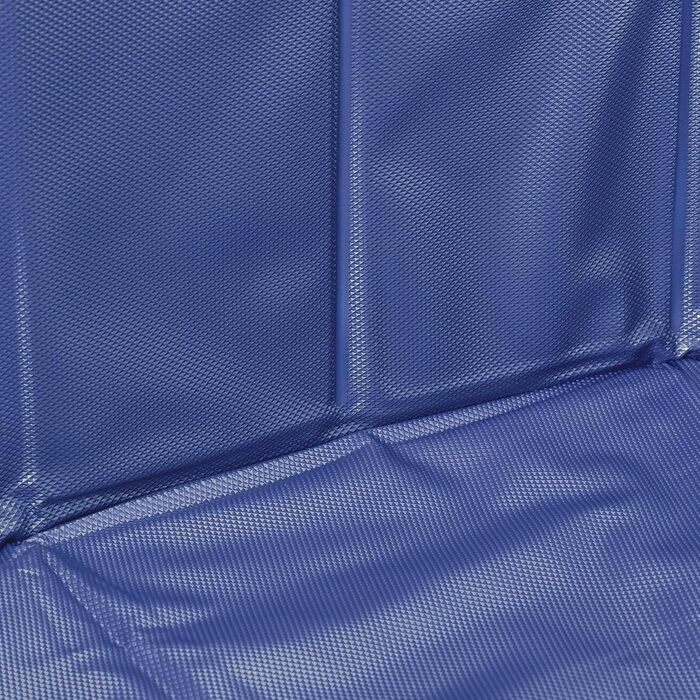 Басейн для собак Relaxdays, 30 x 120 см, розкладний, з клапаном, блакитний