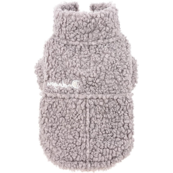 Тепла куртка для собак та котів SMALLLEE_LUCKY_STORE з флісовою підкладкою, зимовий одяг з кільцем D, для маленьких собак, чихуахуа, йоркширських терьєрів, тепла куртка сірого кольору, розмір L