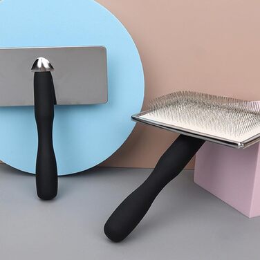 Щітка для собак для догляду за шерстю | Щітка для собак проти випадання шерсті - гребінець для підшерстя, інструмент для видалення шерсті тварин, засоби для догляду за довгошерстими та короткошерстими собаками з пухнастою підшерстю