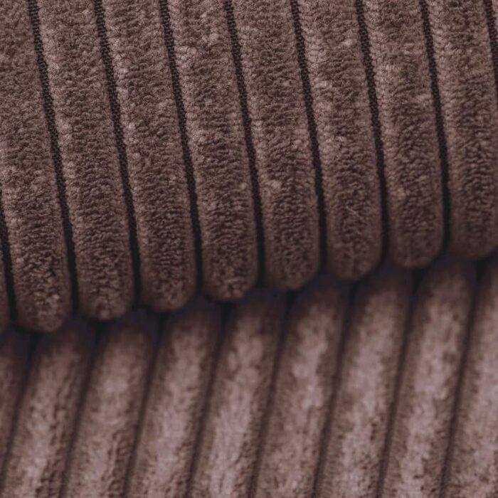 Лежак для великих собак 4L Textil ZOE, корд, знімний чохол, 120x100 см, коричневий