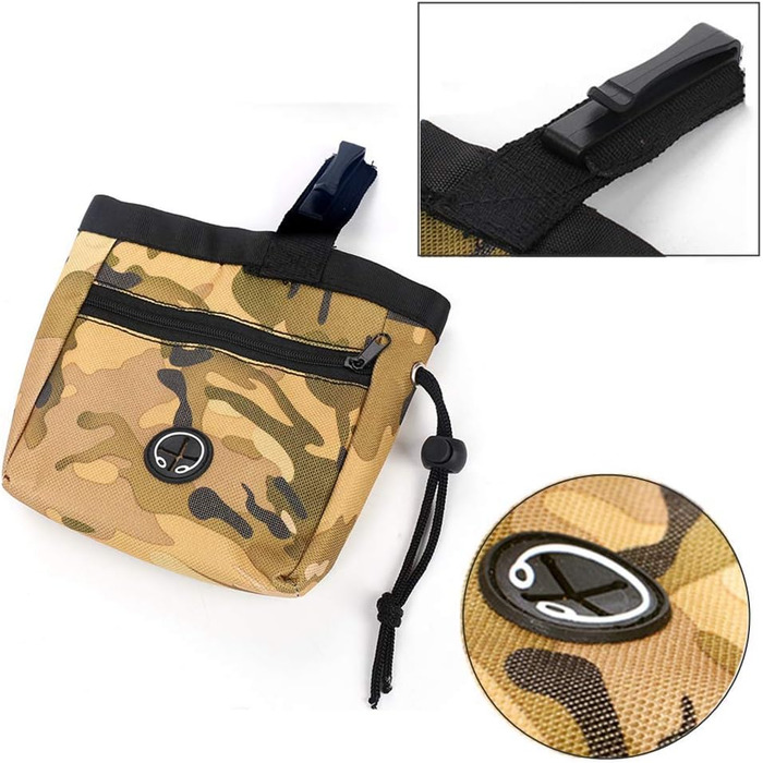 Набір для прогулянок з собакою: сумка-органайзер з диспенсером для пакетів, іграшка та корм для подорожей