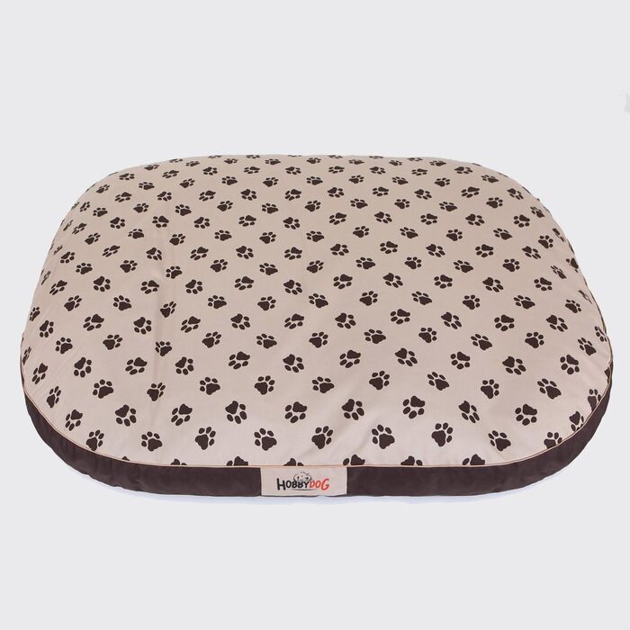 HobbyDog Овальне лежанка для собак MOWBEZ7 з іграшкою, лежанка, килимок для собак, місце для відпочинку (XXL 130 x 100 см)