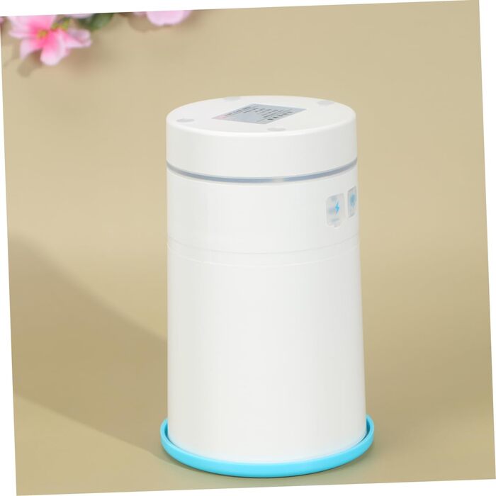 Електричний очищувач лап для тварин HEMOTON з USB-зарядкою та функцією масажу. Ротаційний інструмент для чищення лап. Синій та білий.